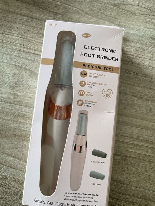 lixadeira elétrica para os pés