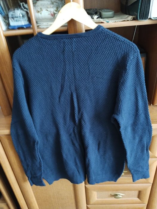Sweter męski granatowy