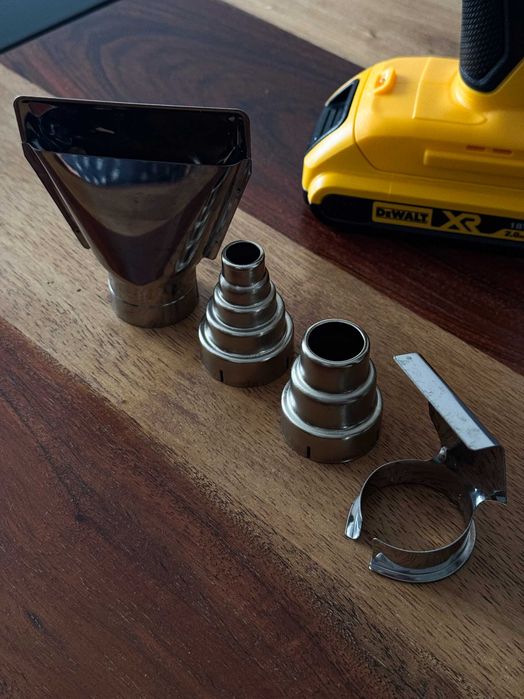 Opalarka z Blokadą Spustu EKRAN LCD Regulacja 550º Na Baterie DEWALT