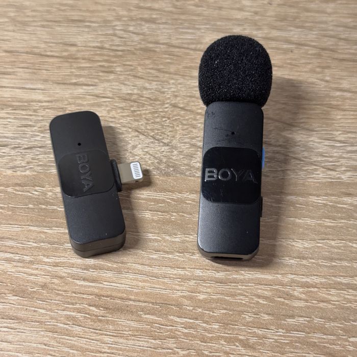Mikrofon bezprzewodowy BOYA BY-V1 Lightning – stan bardzo dobry
