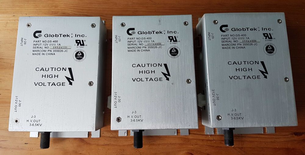 VIDEOJET Excel - zasilacze HV wysokiego napięcia 312V