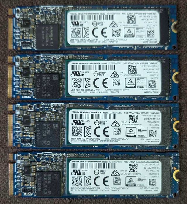 SSD M2 2280 NVME-SatA3  256-512gb