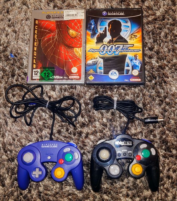 Konsola Nintendo GameCube EUR retro 2 pady, gra sprawna