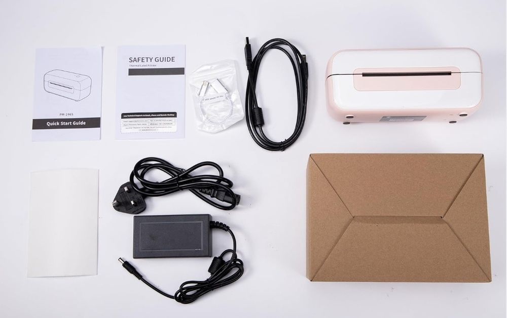 Phomemo PM246S Принтер транспортних етикеток Bluetooth, термопринтер е