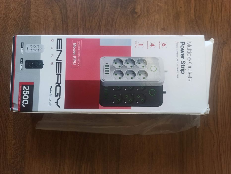 Extensão tomada 6x USB elétrica type c 2M423212425413273601