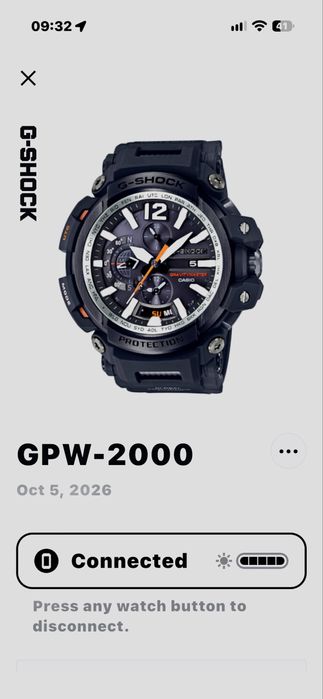 Casio G-shock GPW-2000