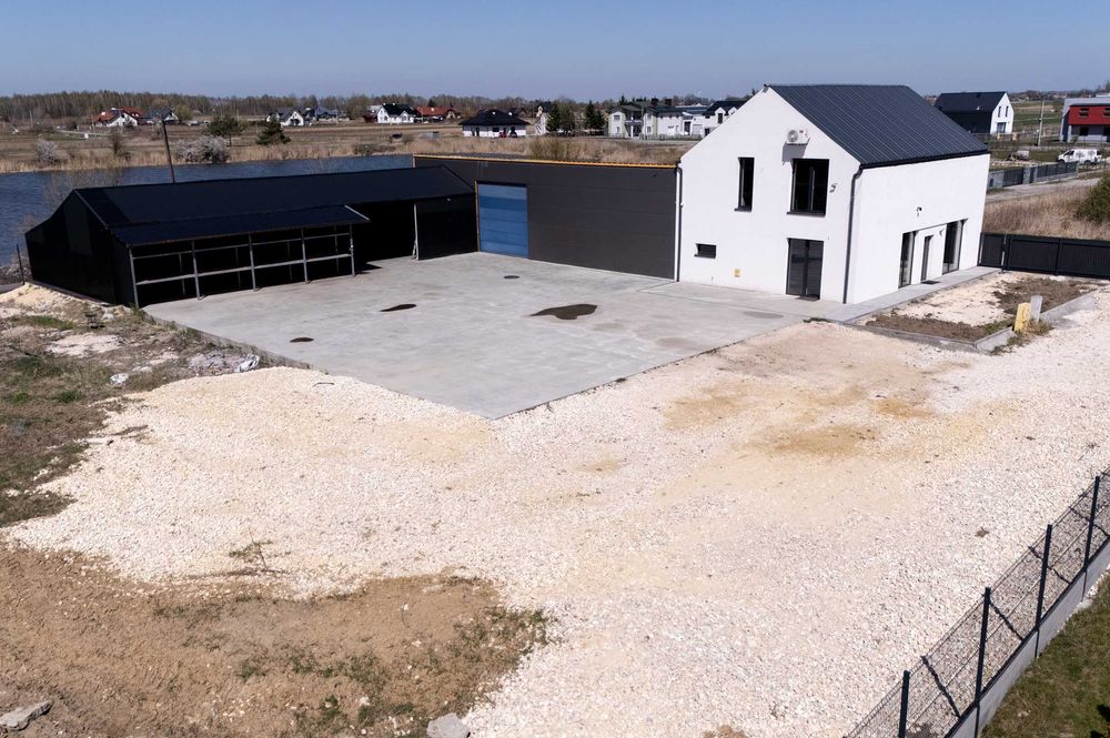 Biuro z mieszkaniem, magazyn, hala produkcyjna