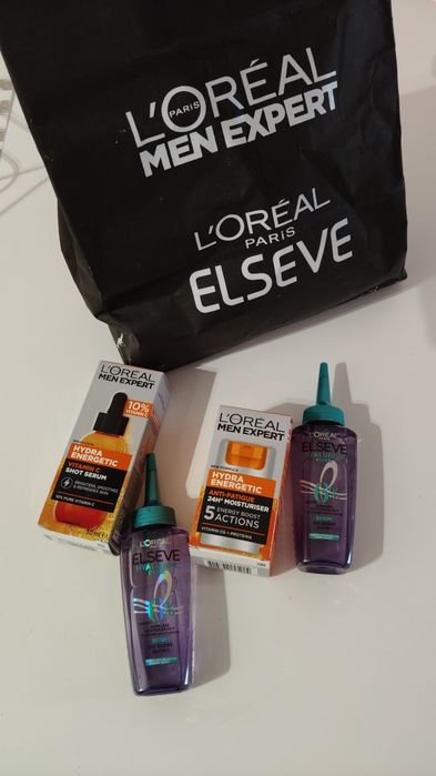 L'oreal Loreal Men Expert zestaw prezentowy serum krem do skóry twarzy