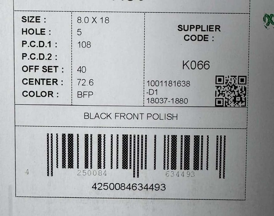 Alufelgi 5x108 r18 NOWE! FORD Focus Mondeo Kuga C Max S Max Edge Escape 182# Felgi aluminiowe MAM Germany