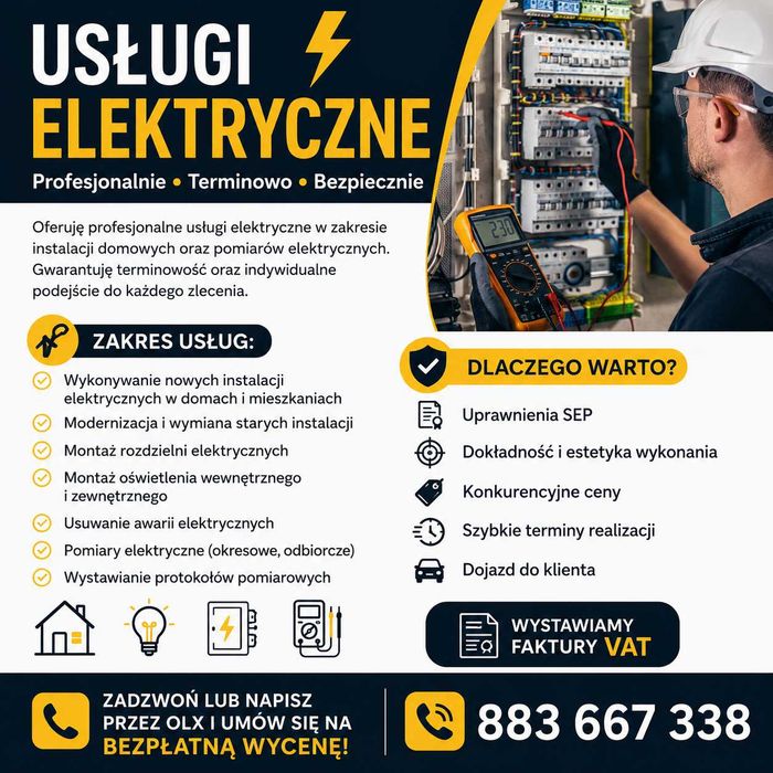 Elektryk - Instalacje Domowe | Pomiary |