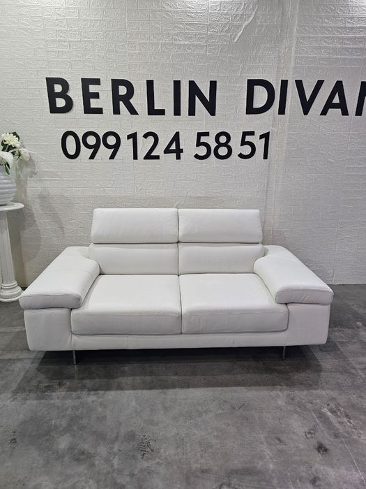 Новий !  Шкіряний диван  Natuzzi Edition. Italia,  Білий