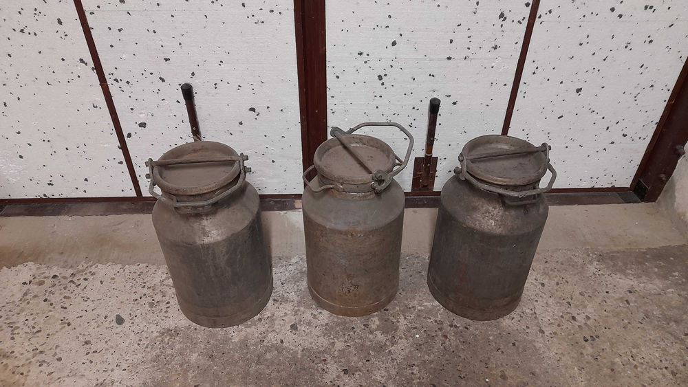 Bańka kanka na mleko lub miód z lat PRL