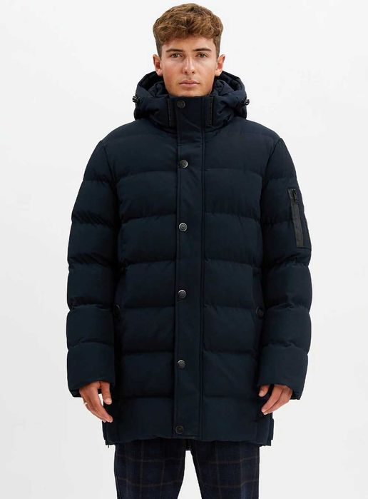 POINT ZERO CANADA - LEVI Long Puffer CASACO quase novo tamanho Medio