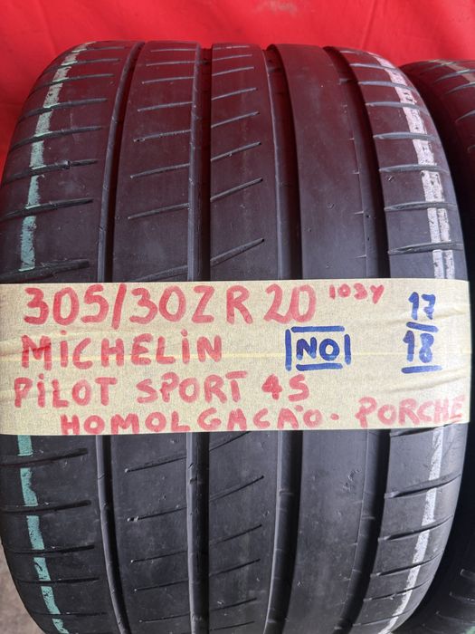 Pneus 305/30/20 Michelin Como novos Homolgacao Porche
