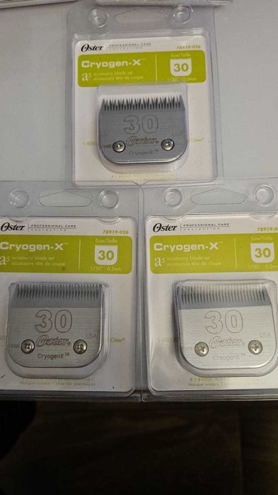 Oster Cryogen-X nr 30 - ostrze 0,5mm do strzyżenia psów