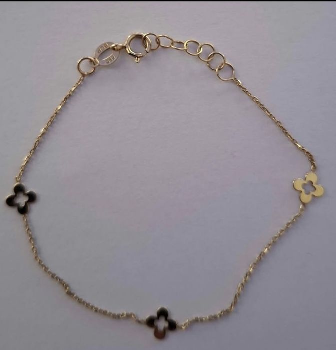 Złota bransoletka celebrytka