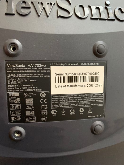 Монітор ViewSonic