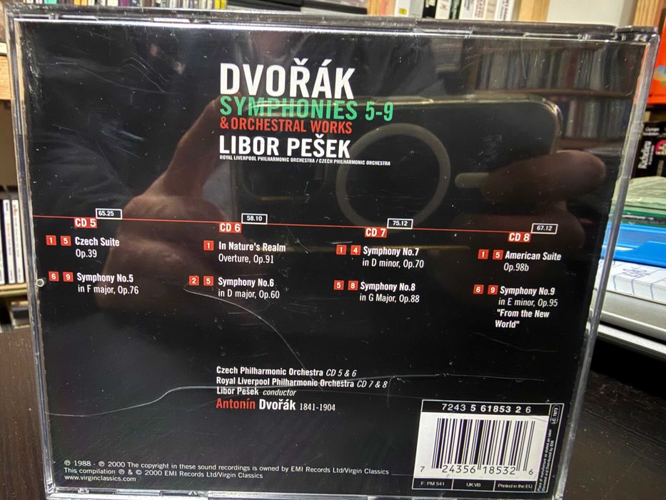 Dvořák – Symphonies 1-9 & Orchestral Works – Liverpool, Libor Pešek