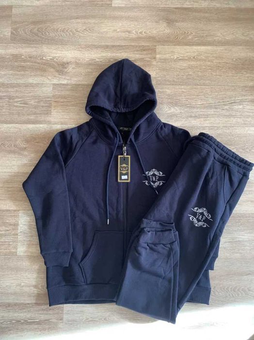 Костюм женский синий с начесом размер 48 Турция