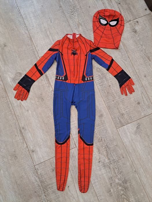 Przebranie, strój Spider-Man- niebieski/ czerwony - rozm 92/98 (100)