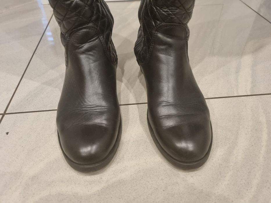 Kozaki skórzane r.37