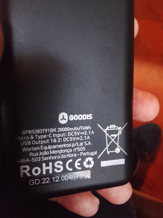 Power bank 20000 mhA