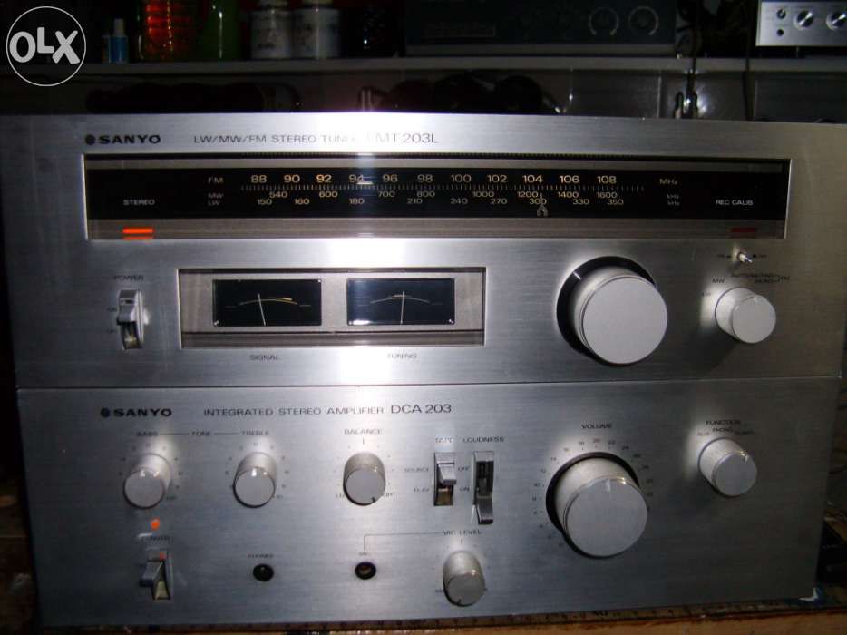Amplificador + Tuner SANYO 203 SERIES
