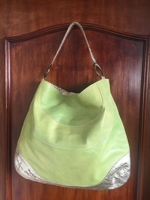 Carteira verde missanga