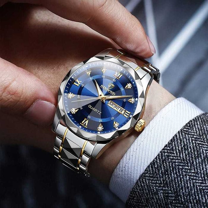 Nowy elegancki zegarek męski