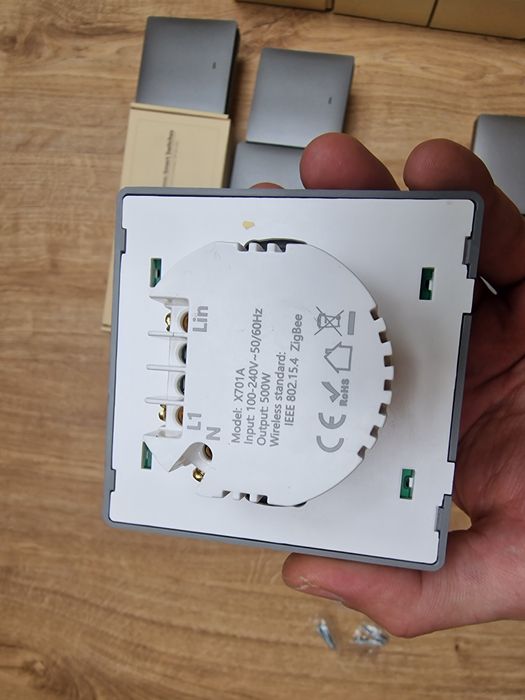 2x Smart włącznik Zigbee Tuya (jednoprzelacznikowy)