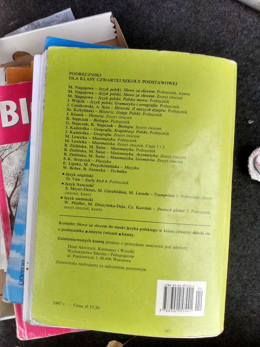 Język polski 4 kl. szkoły podstawowej. Słowo za Słowem. Maria Nagajowa