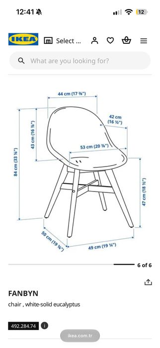 2 cadeiras fanbyn ikea