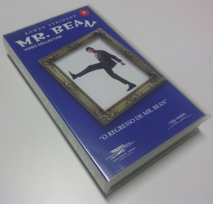 coleção vhs mr. bean bom estado pouco uso