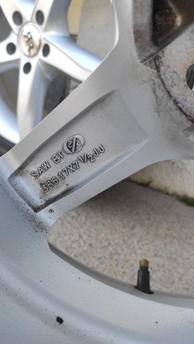 Jantes 17 5x112 furação Audi