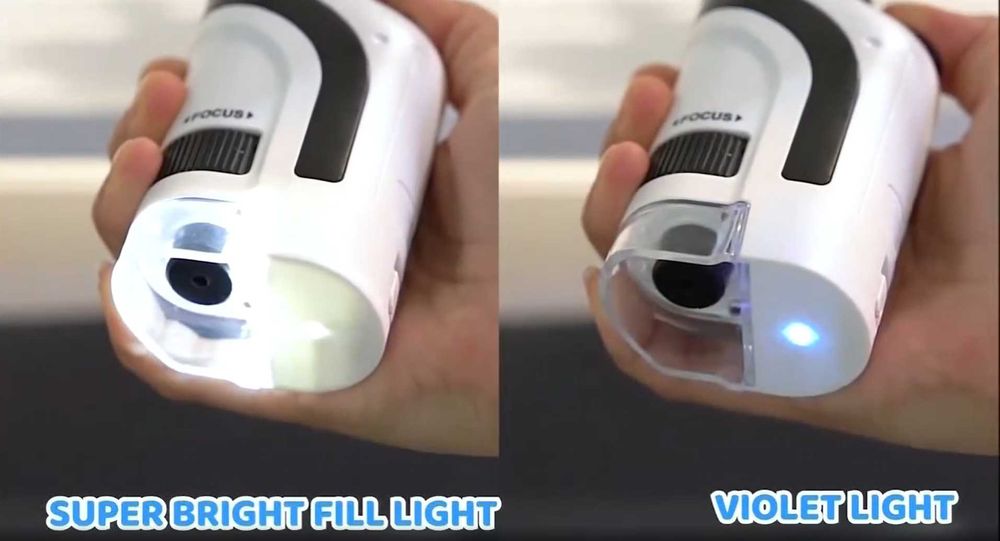 Microscópio portátil  Kit Científico para Crianças