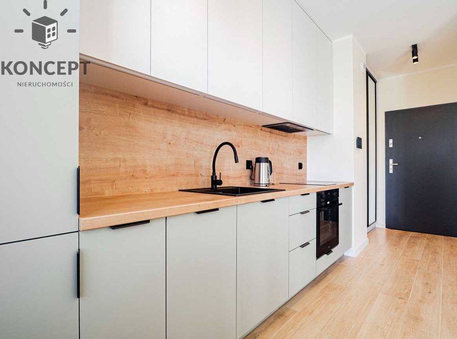 Nowoczesne studio przy Lotnisku | Balkon | Parking