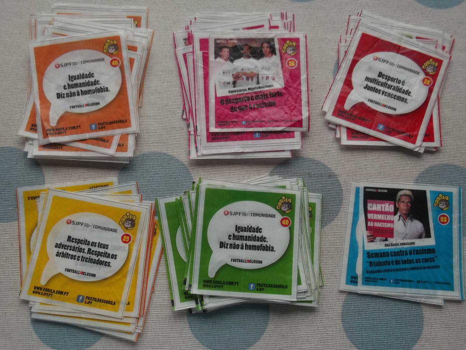 Cromos das Pastilhas elásticas Gorila