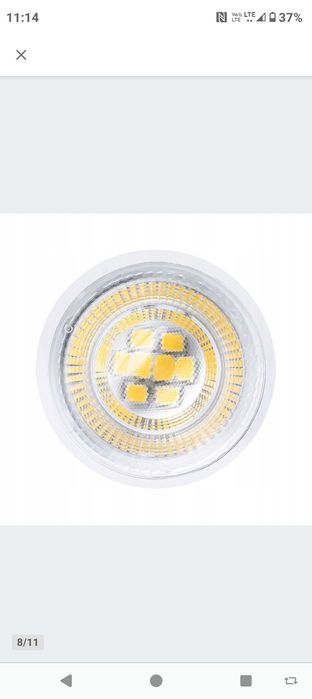 Zestaw 12 żarówek Sailsco GU10 A 220-240V 600Lumen Natural White 4000K