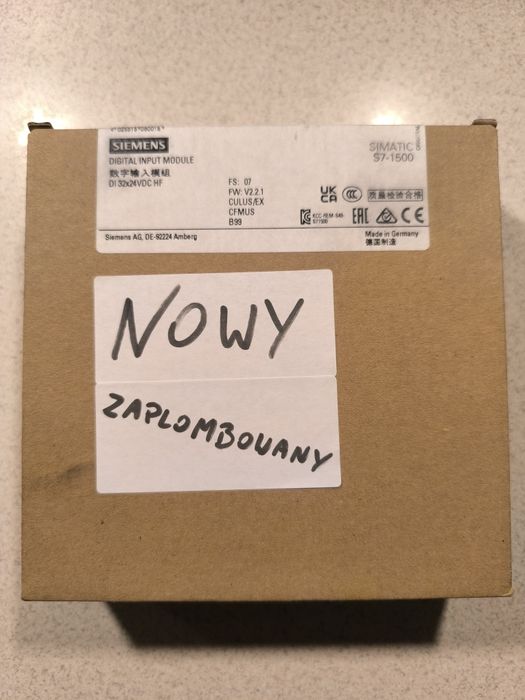 Moduł wejść cyfrowych Siemens 6ES7 521-1BL00-0AB0