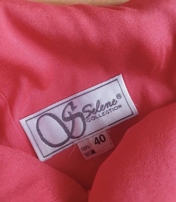 Malinowa sukienka weselna,Selene,r.40