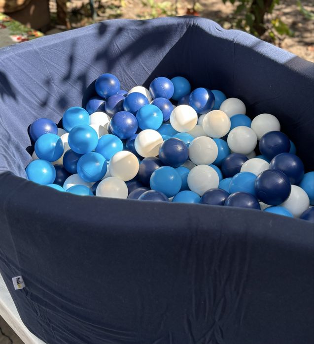 Дитячий сухий басейн Misioo з кульками, 80 см