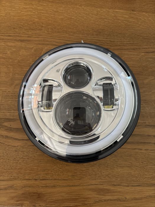 Lampa Led 7'' mocowanie plus Lithbary 4,5 Harley, Yamaha, Honda Suzuki