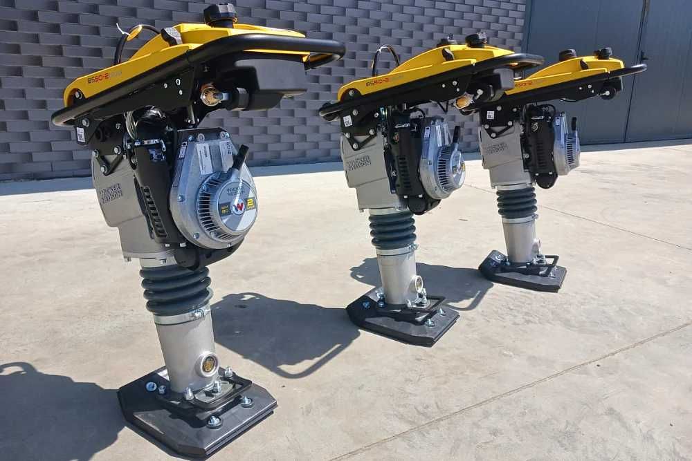 Nowa 2026 Zagęszczarka stopowa skoczek Wacker Neuson BS 50-2 PLUS - Hit cenowy Weber, Bomag, Ammann