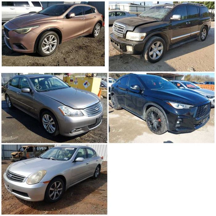 Запчасти Infiniti FX EX JX M G25/35/37/45 QX Q30/50/60/70/80 двигатель