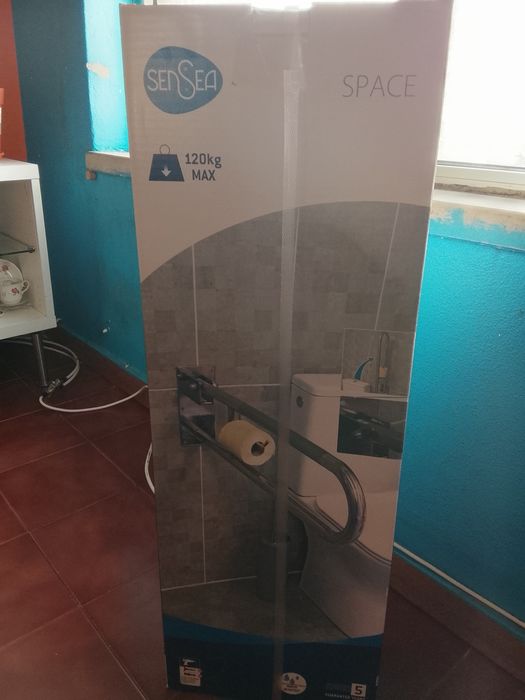 Apoio inox  para pessoa com mobilidade reduzida