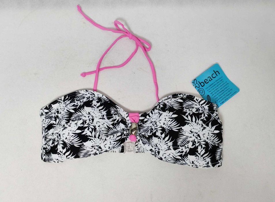 Strój kąpielowy dwuczęściowy czarny bikini komplet 38/40 ST0140B