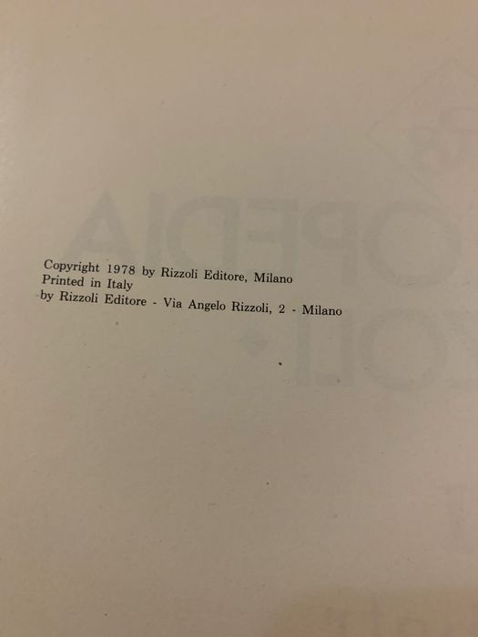Enciclopedia Italiana Rizzoli completa 1978
