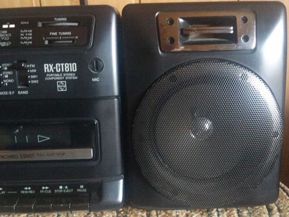 Radiomagnetofon Panasonic RX-CT810 z fabrycznym zakresem FM CCIR