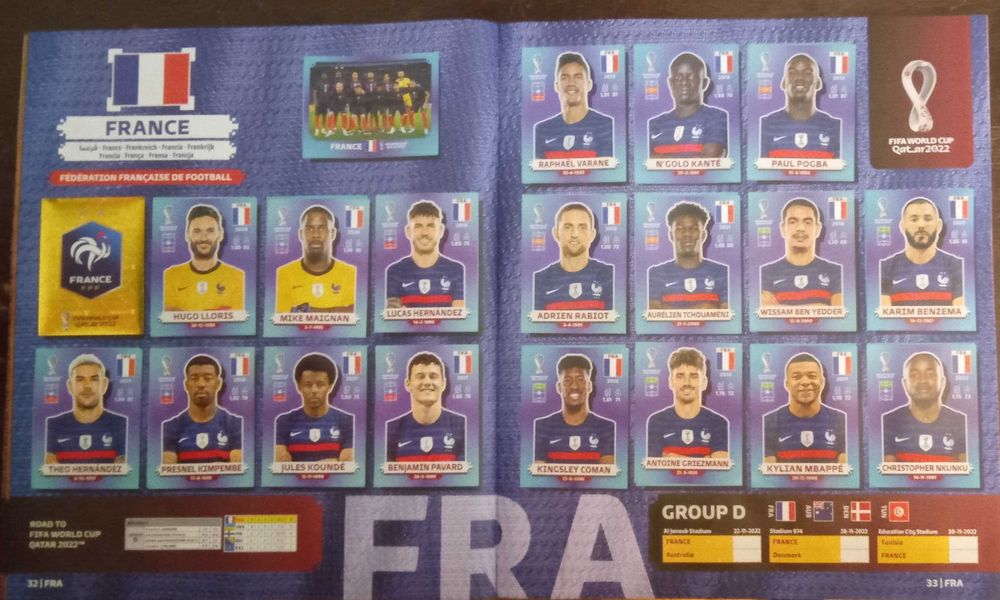 Mundial 2022 - Qatar - Caderneta completa - Panini - - - - - Cromos