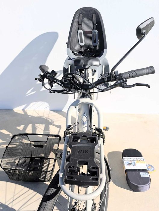 Ahooga Modular Bike Elétrica Completa | Cargo Bike Familiar + Cadeira Criança